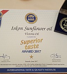 Superior Taste Award za Iskon